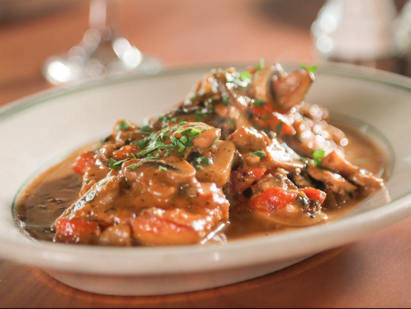 Famous Chicken Marsala as served at Rocco's Café in San Francisco, California as seen on DDD Nation, special.