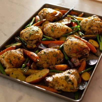 Sheet Pan Spring Chicken Dinner