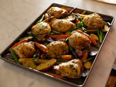 Sheet Pan Spring Chicken Dinner