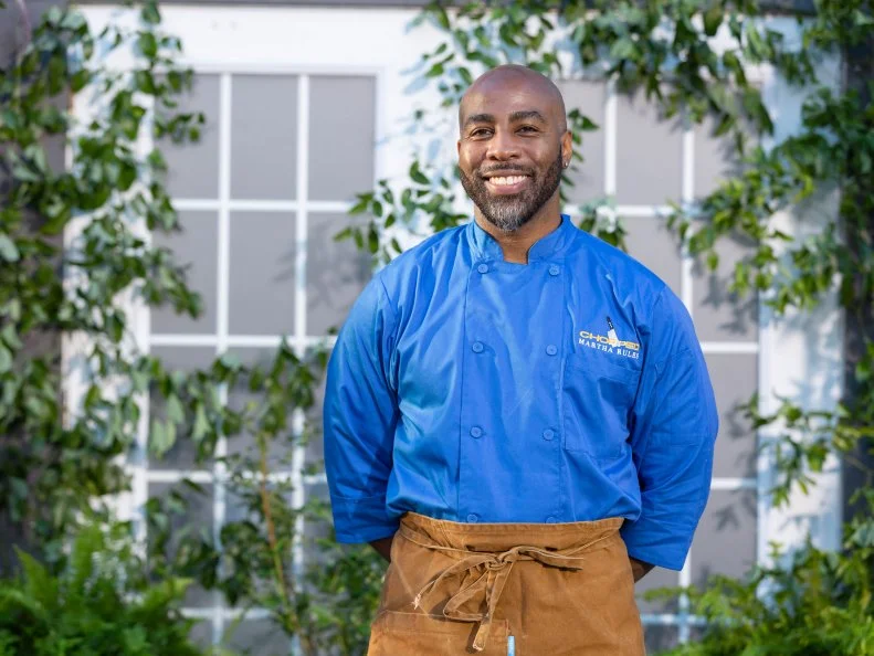 Chef Eric Marshall, as seen on Chopped: Martha's Rules, Season 49