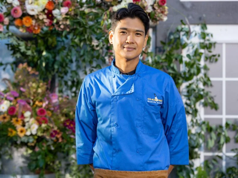 Chef Woldy Reyes, as seen on Chopped: Martha's Rules, Season 49