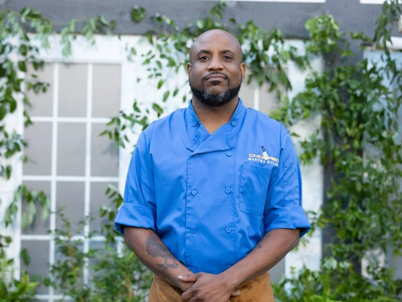 Chef Vladimir Lebrun, as seen on Chopped: Martha's Rules, Season 50