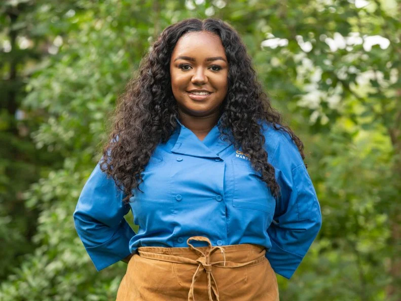 Chef Courtnee Futch, as seen on Chopped: Martha's Rules, Season 49