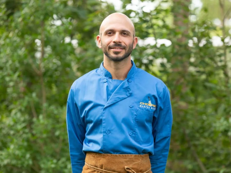 Chef David Israelow, as seen on Chopped: Martha's Rules, Season 49
