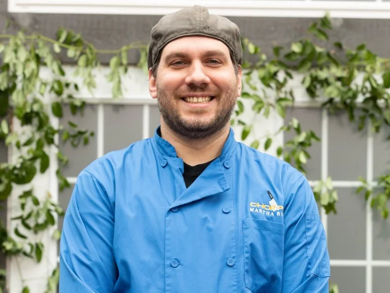 Chef James Kelly, as seen on Chopped: Martha's Rules, Season 49