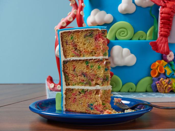 UndertheSea Confetti Cake Recipe Duff Goldman Food Network