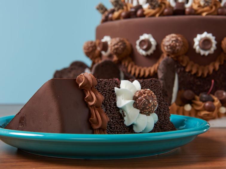 Mega Magical 7 Layer Chocolate Cake Recipe Duff Goldman Food Network