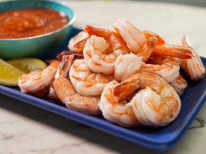 Geoffrey Zakarian makes Iron Chef Spicy Shrimp Cocktail, as seen on The Kitchen, season 28.
