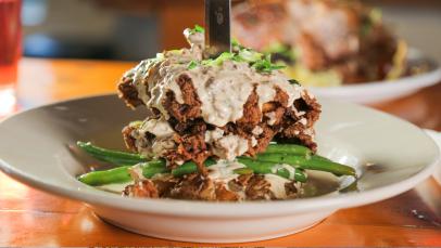Chicken and Smashed Potato-image