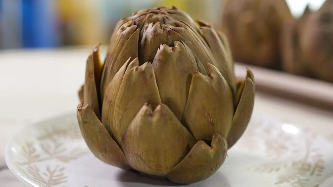 Steamed Whole Artichokes with Spicy Lemon Caper Mayonnaise