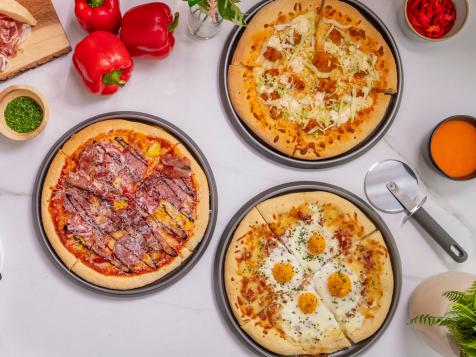 Sandwich-Inspired Pizzas Three Ways