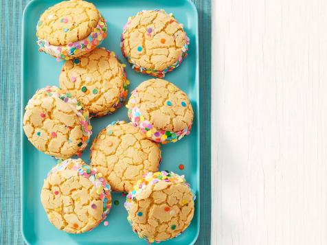 Confetti Ice Cream Sandwiches