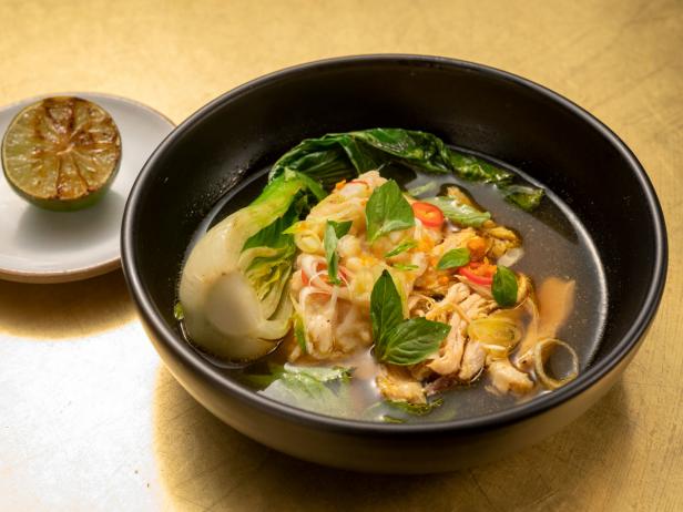 Filipino Chicken Soup with Coconut Rice Recipe | Michael Symon