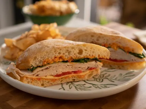 Smoked Turkey Sandwiches with Spicy Aioli Recipe | Valerie Bertinelli | Food Network