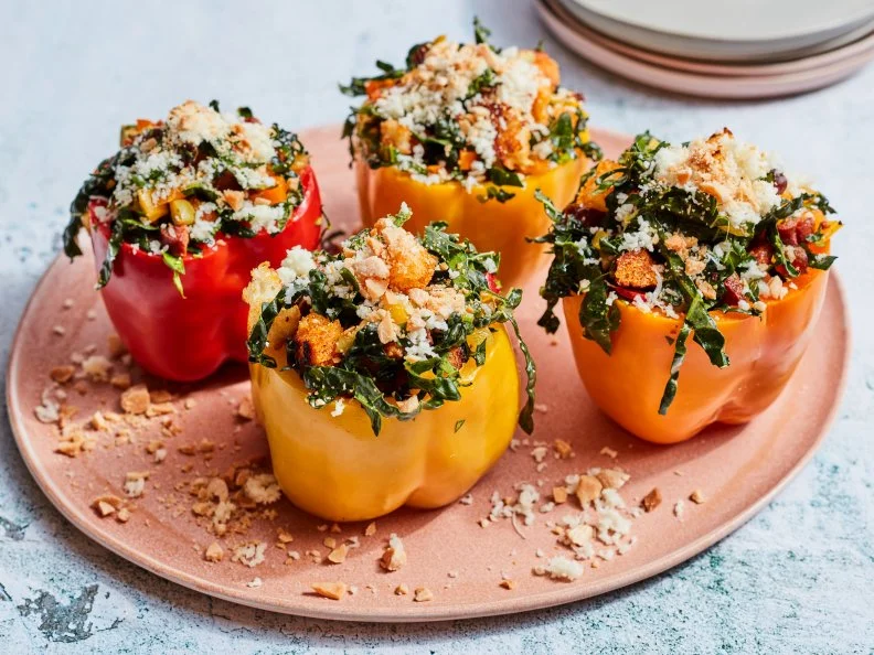 Description: Food Network Kitchen's Salad-Stuffed Peppers.