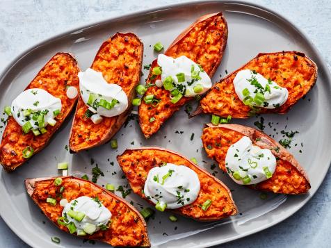 Loaded Sweet Potato Skins