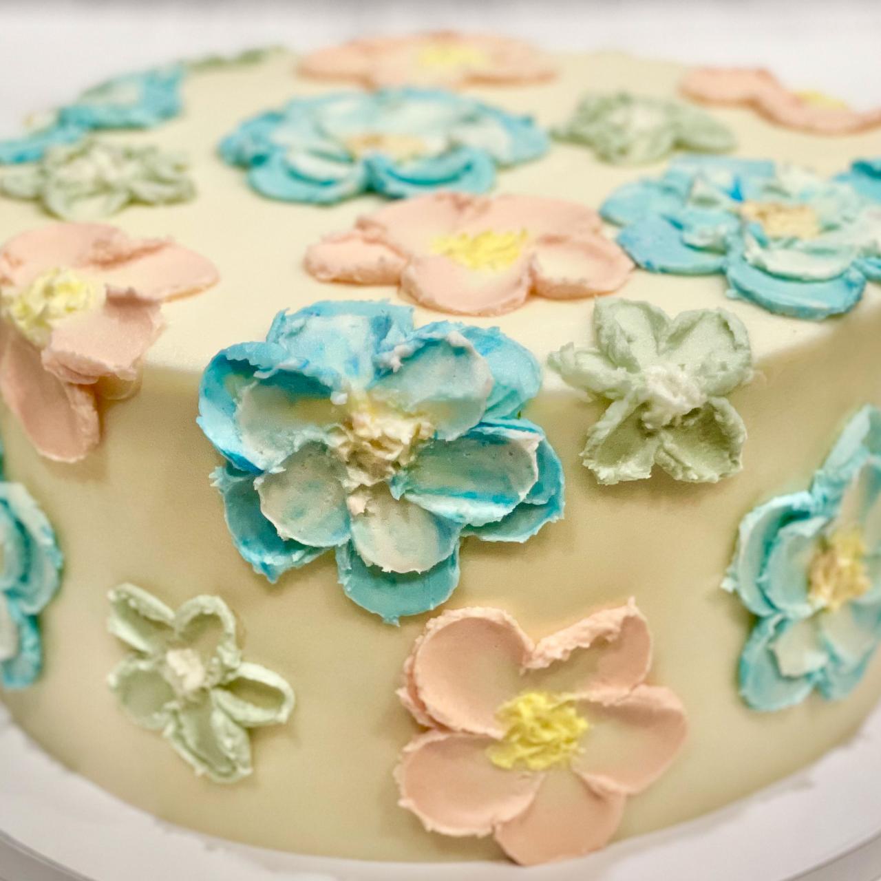 Floral Buttercream Cakes – Sukar Bakes