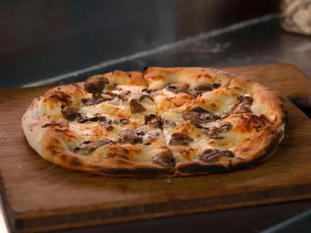 White Cheddar Mushroom Pizza Recipe | Food Network