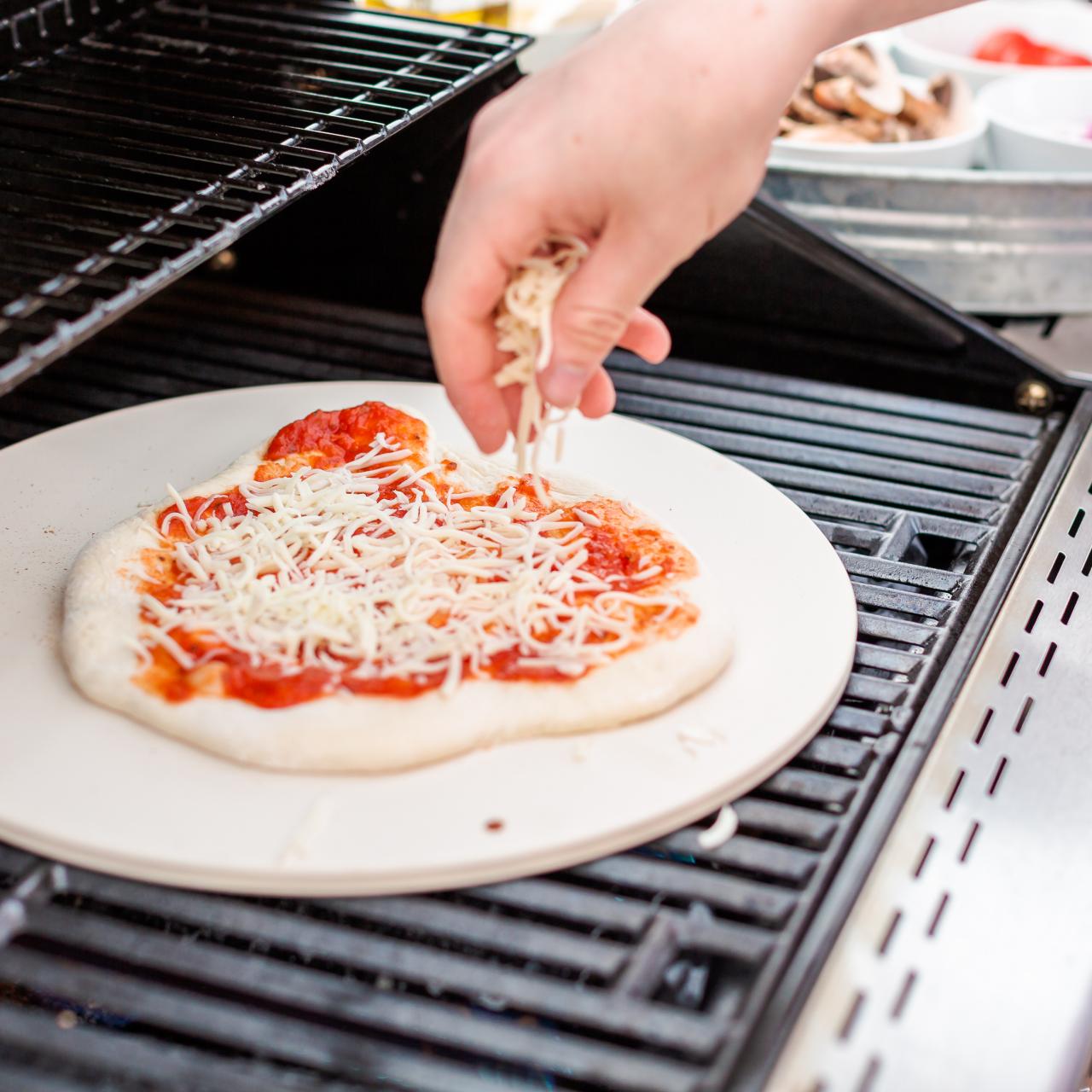 How to Use a Pizza Stone on the Grill, FN Dish - Behind-the-Scenes, Food  Trends, and Best Recipes : Food Network