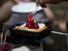 Cooking by the campfire