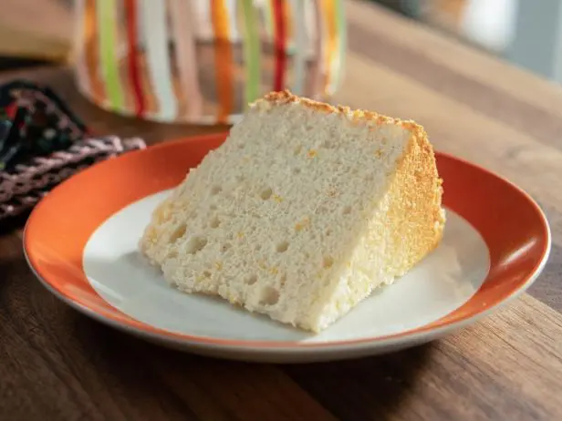 Orange Vanilla Bean Angel Food Cake Recipe | Valerie Bertinelli | Food Network