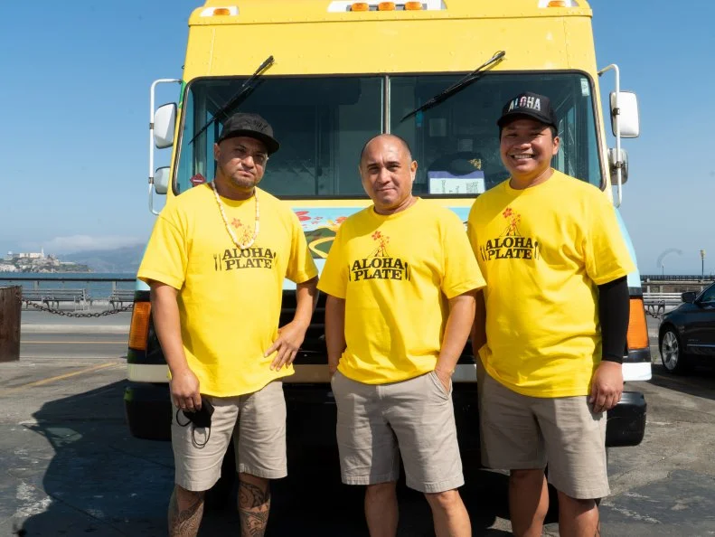 Aloha Plate at Fisherman’s Wharf as seen on the Great Food Truck Race, Season 13.