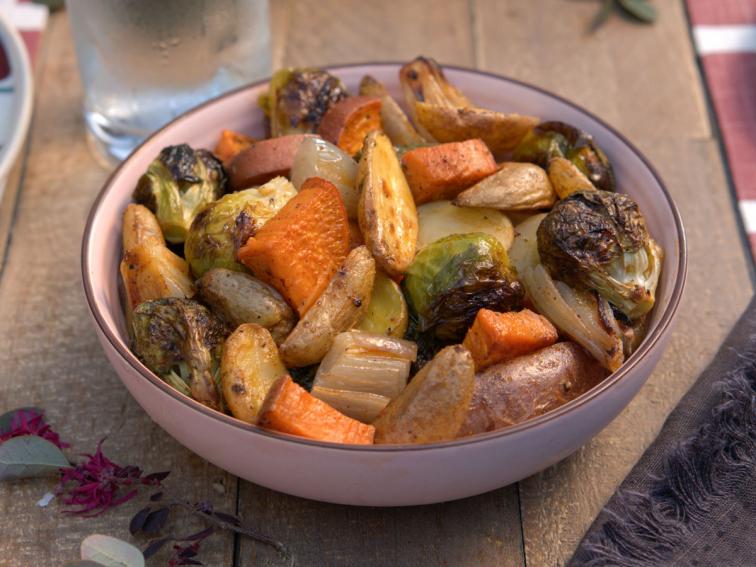 Sheet Pan Roasted Veggies Recipe Valerie Bertinelli Food Network