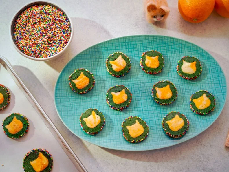 Molly Yeh's kitty cookies from Girl Meets Farm