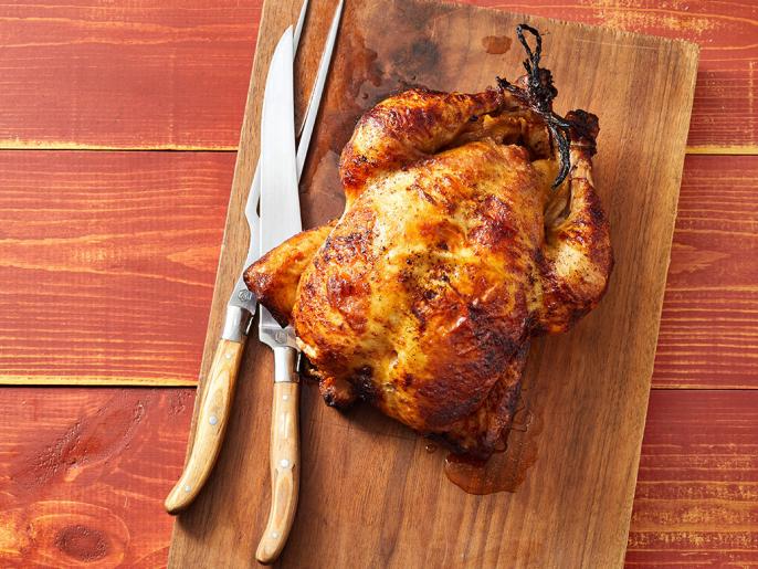 Buttermilk-Brined Rotisserie Chicken Recipe | Food Network Kitchen ...