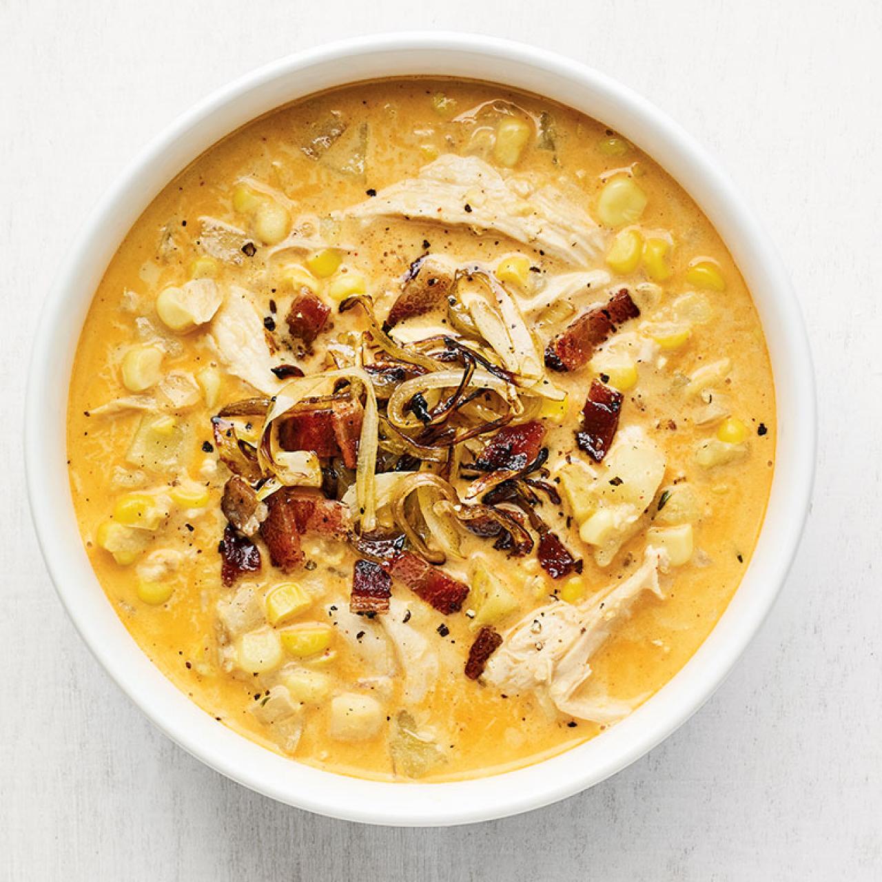 Chicken corn shop chowder