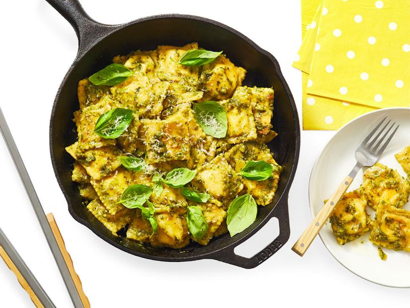 Grilled Pesto Ravioli Recipe Food Network Kitchen Food Network