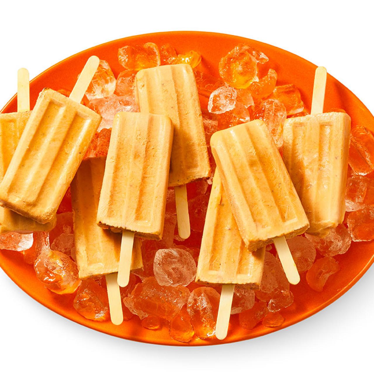 Pumpkin Spice Ice Pops