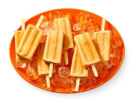 Pumpkin Spice Ice Pops