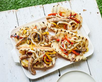 Grilled Sausage and Pepper Heroes-image