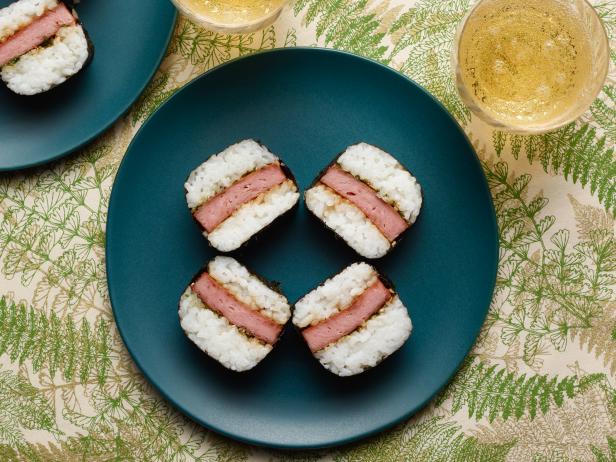 Food Network Kitchen’s Hawaiian Shoyu Musubi, as seen on Food Network.