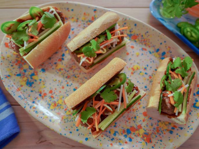 Pork Meatball Banh Mi Recipe Molly Yeh Food Network