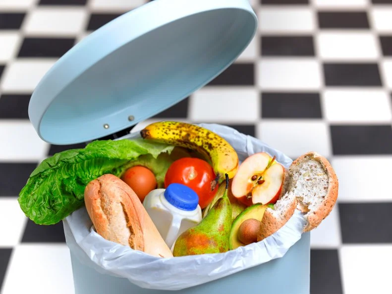 photo illustrates food wasted, when it is not eaten or goes out of date