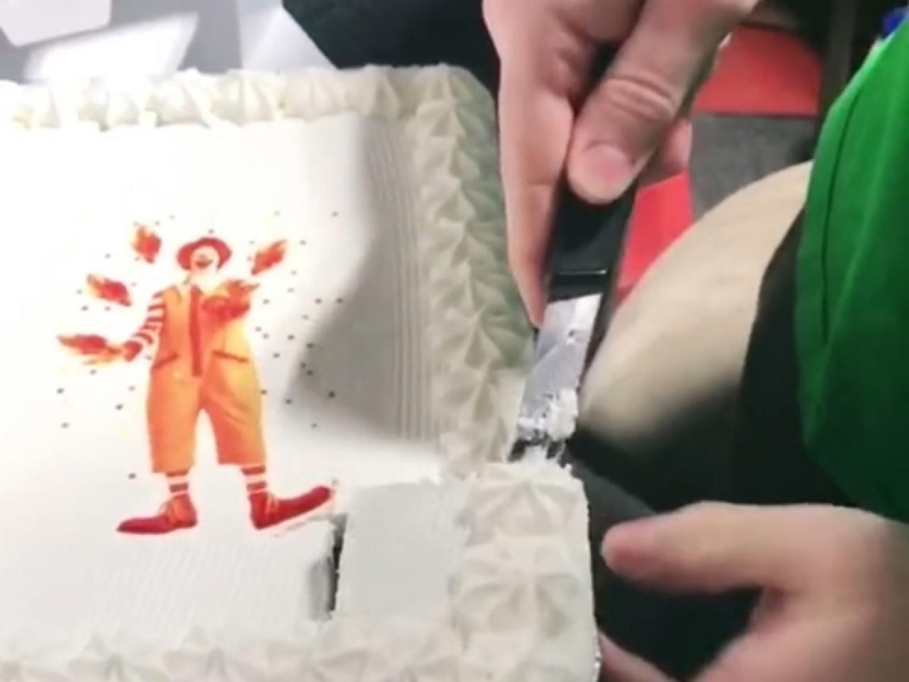 McDonalds Fries Birthday Cake | Cake Diamonds