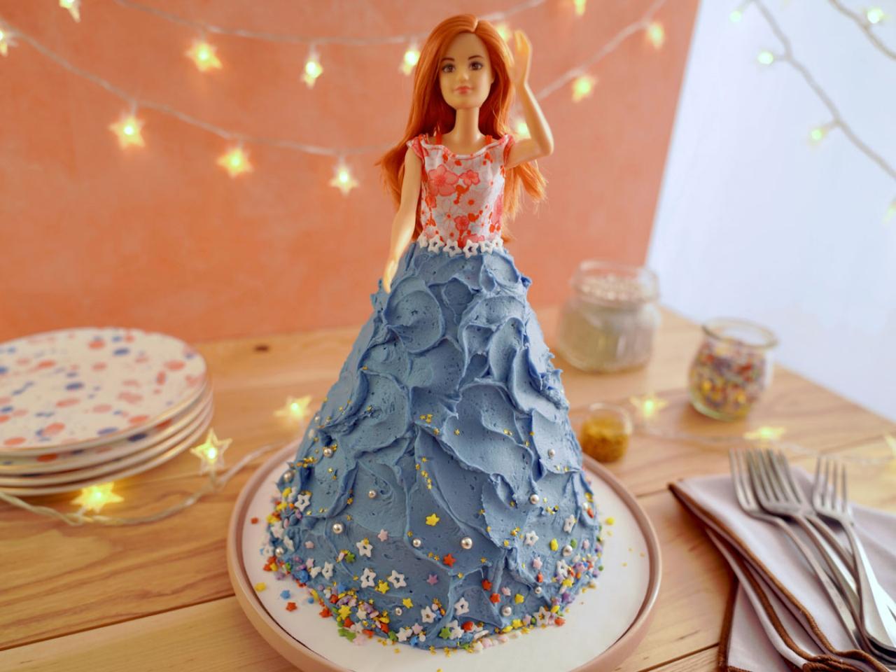 Edible Barbie Princess Gumpaste Fondant Cake Topper Cake Zuckerbild | eBay