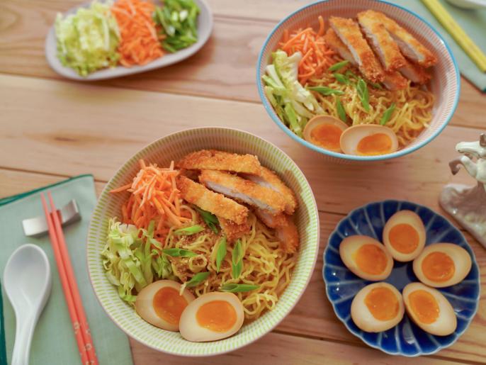 Miso Ramen with Fried Pork Cutlet Recipe Molly Yeh Food Network