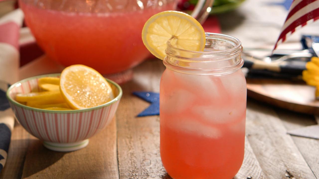 Boozy Pink Lemonade