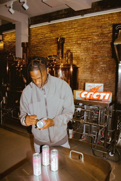 Travis Scott Sends Fans on a Hunt for Signed CACTI Spiked Seltzer Cans | FN Dish - Behind-the-Scenes, Food Trends, and Best Recipes : Food Network | Food Network