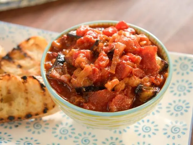 Smoky Tomato and Eggplant Spread Recipe | Valerie Bertinelli | Food Network