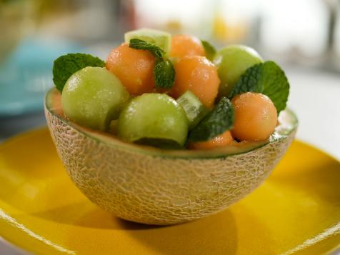 Chilled Melon, Cucumber and Mint Salad