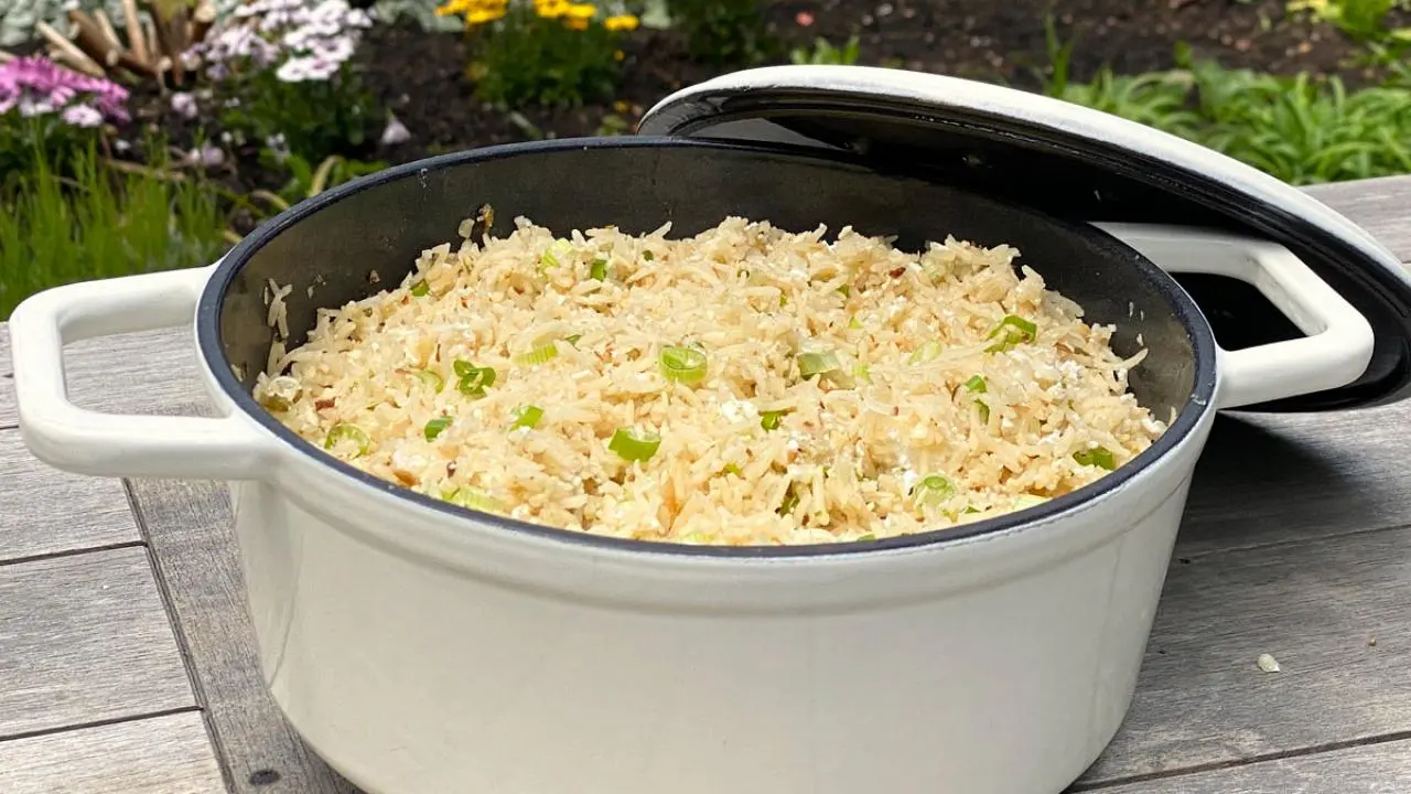 Cheesy Coconut Rice