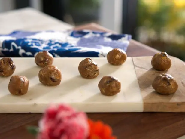 Almond Butter, Oat and Cranberry Cookie Dough Balls Recipe | Valerie Bertinelli | Food Network