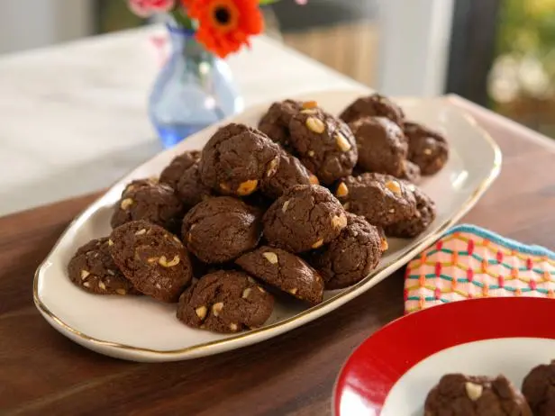 Chocolate and Orange Hazelnut Cookies Recipe | Valerie Bertinelli | Food Network