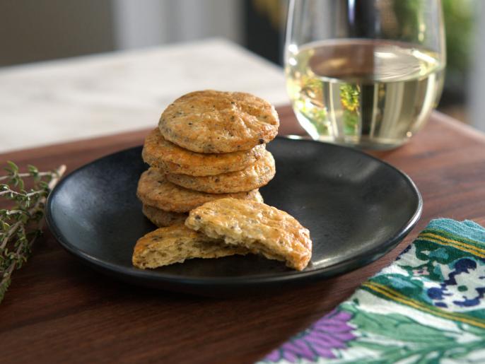 Thyme and Gruyere Savory Cookies Recipe Valerie Bertinelli Food Network