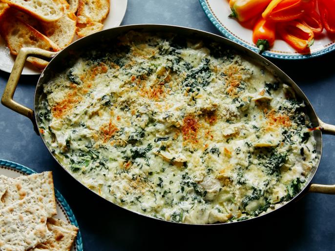 Dump Spinach and Artichoke Dip from Frozen Recipe | Food Network ...