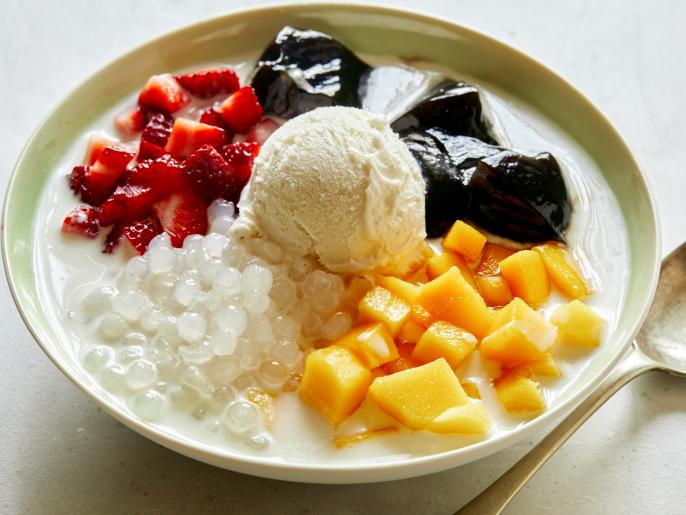 Grass Jelly Dessert Recipe Food Network Kitchen Food Network